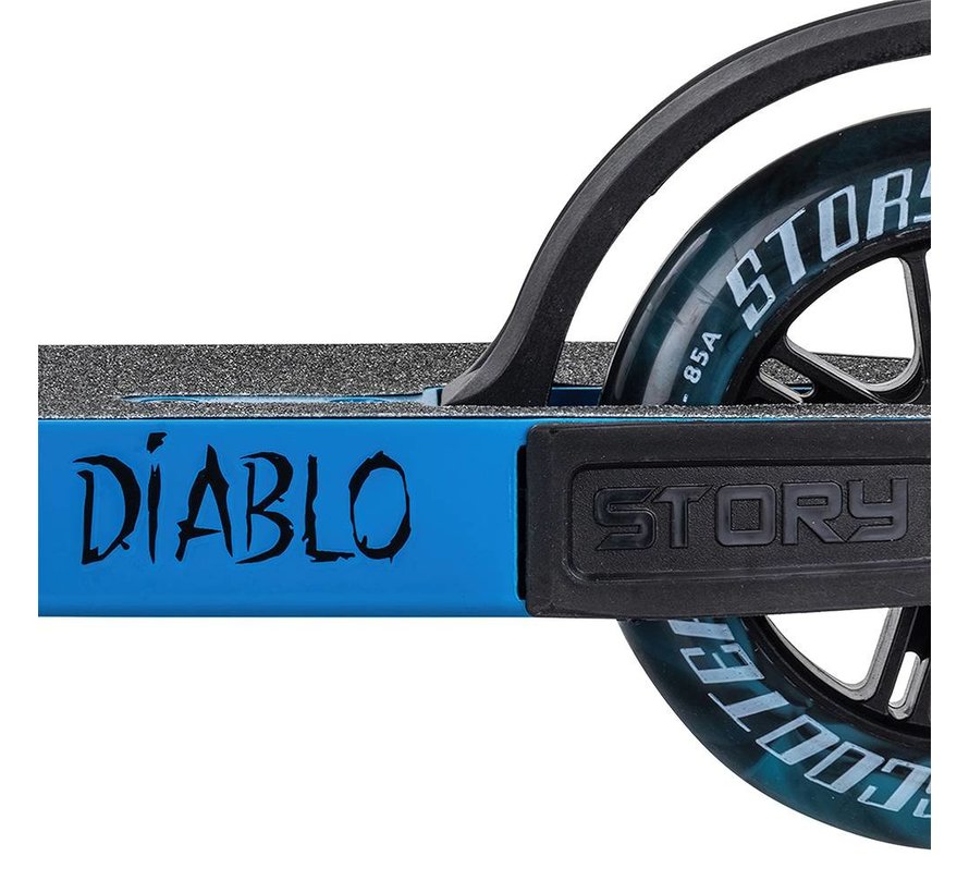 Story Diablo Stunt Scooter Blue - Black