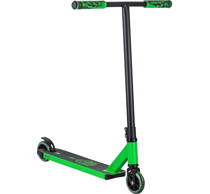 Scooter acrobatique Story Diablo vert citron - Noir