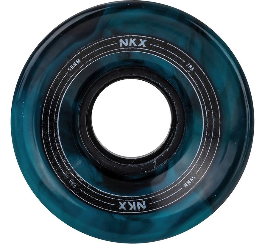NKX Majestic 59mm Cruiser wheels Teal - Black
