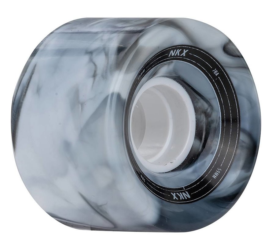 NKX Majestic 59mm Cruiser wielen Black - White