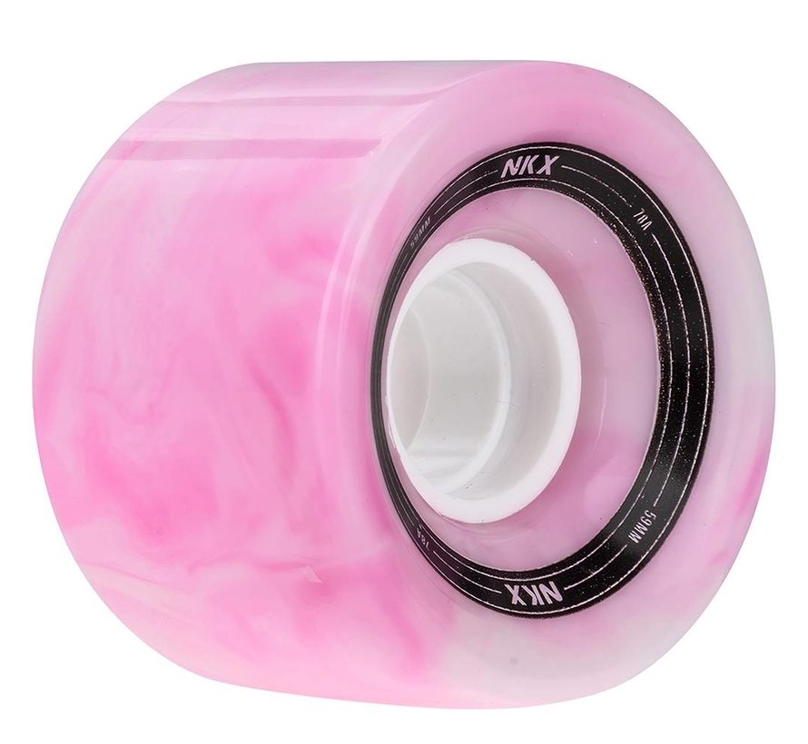 NKX Majestic 59 mm Cruiser-RÃ¤der Pink - WeiÃŸ