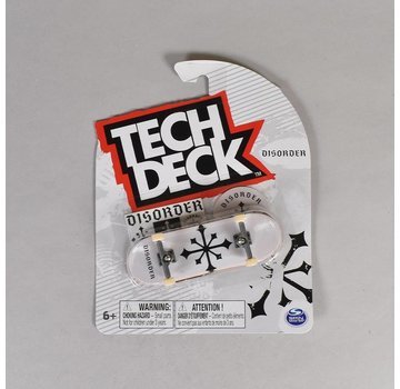 Tech Deck Tech Deck - Logotipo del desorden blanco