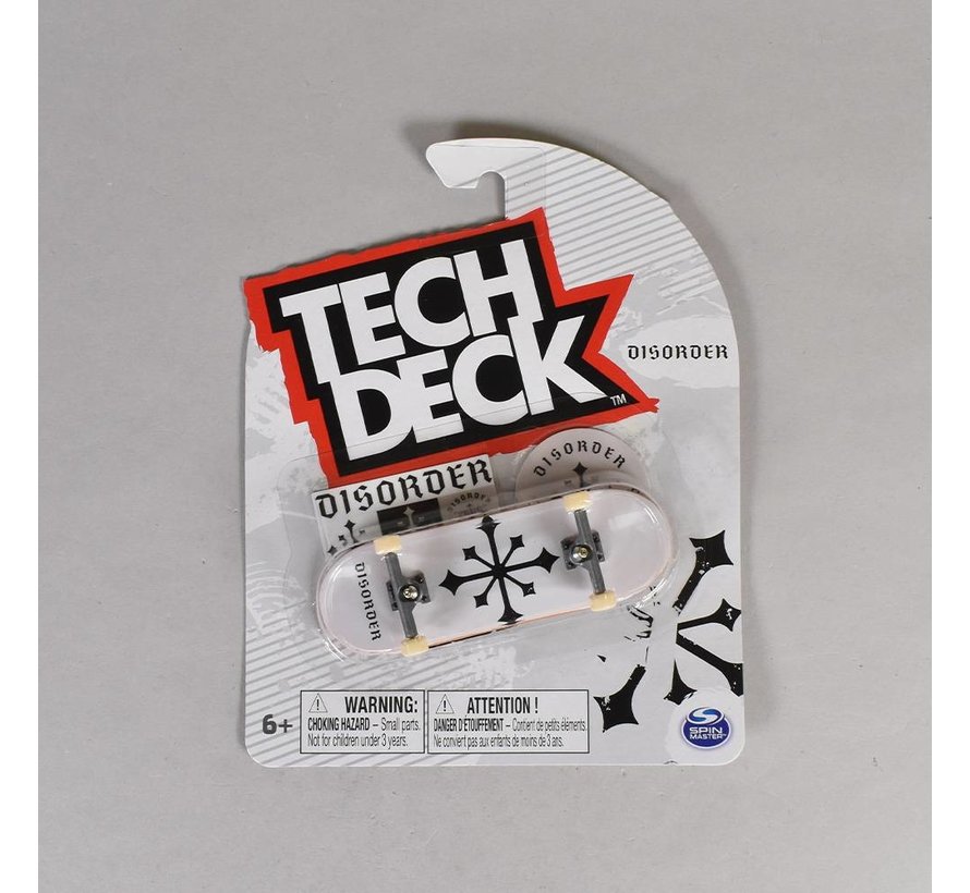 Tech Deck - Disorder Logo Blanc