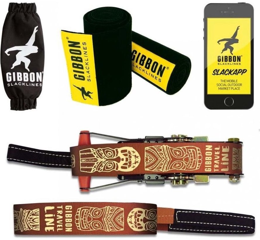 Zestaw Gibbon Travel Line Slackline