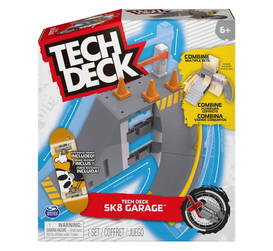 Skatepark Tech Deck Sk8 Garaż