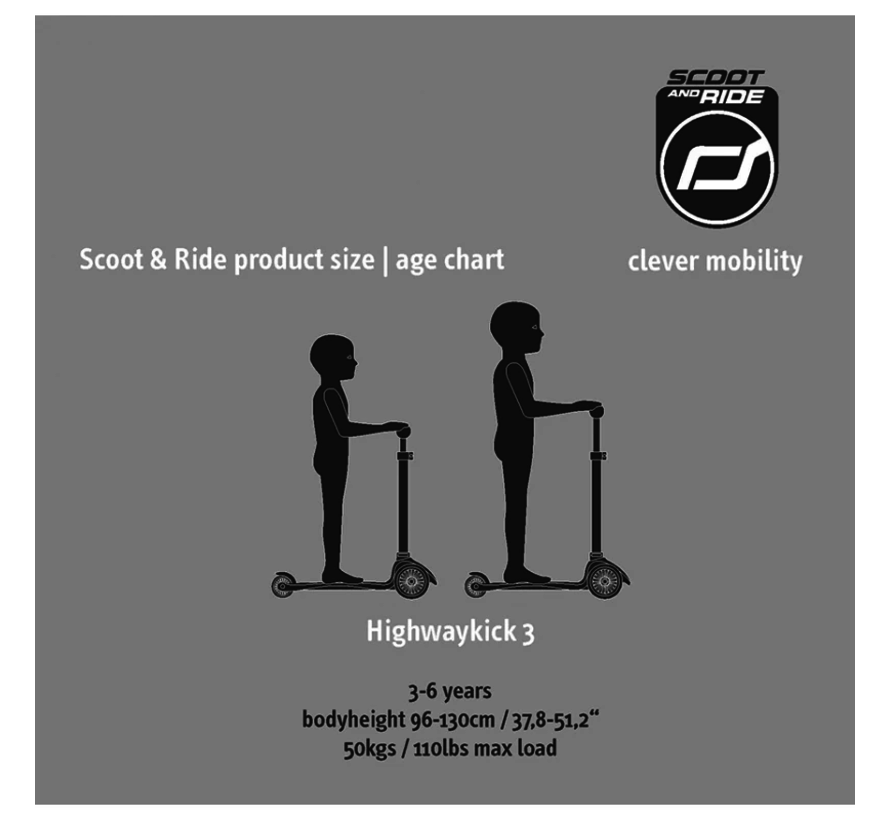 Scoot and Ride Highway Kick 3 PÃªche