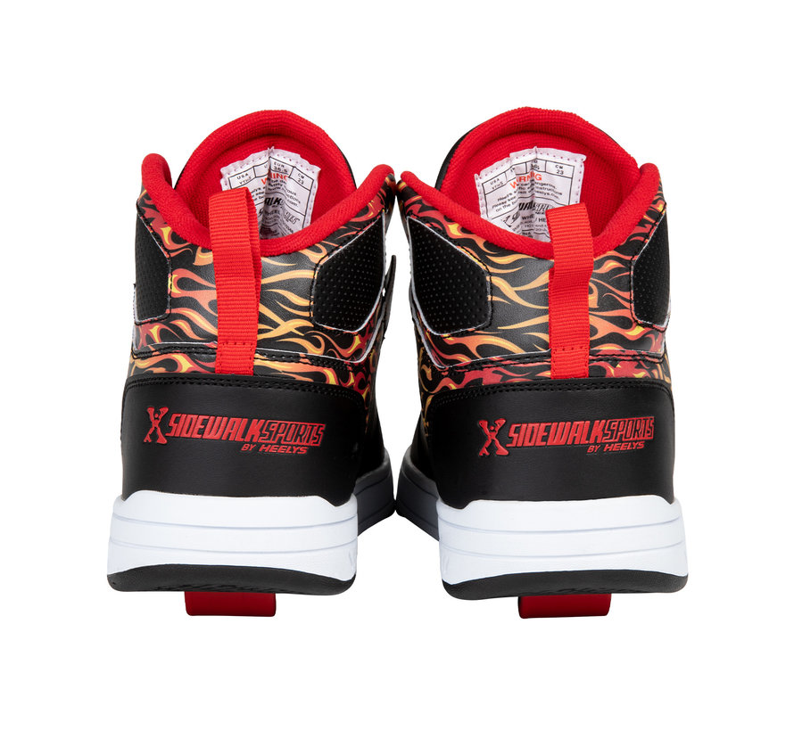 Heelys Sidewalk Sports Black Flames Edizione limitata