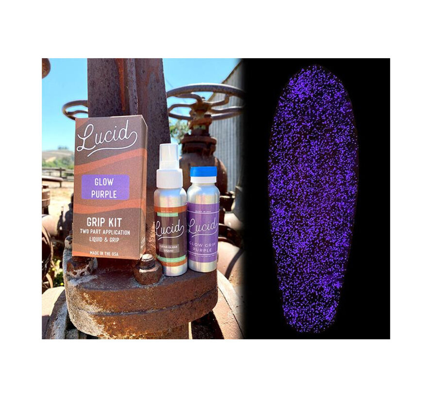 Lucid Grip Clear Spray-On-Griff, leuchtend lila