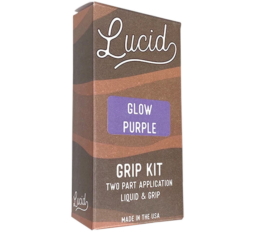 Lucid Grip Clear Spray On Grip Glow Purple