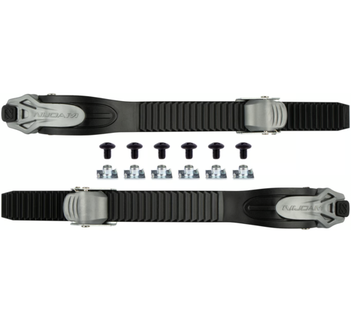 Nijdam Juego de liberación rápida para patines en línea Nijdam AA negro