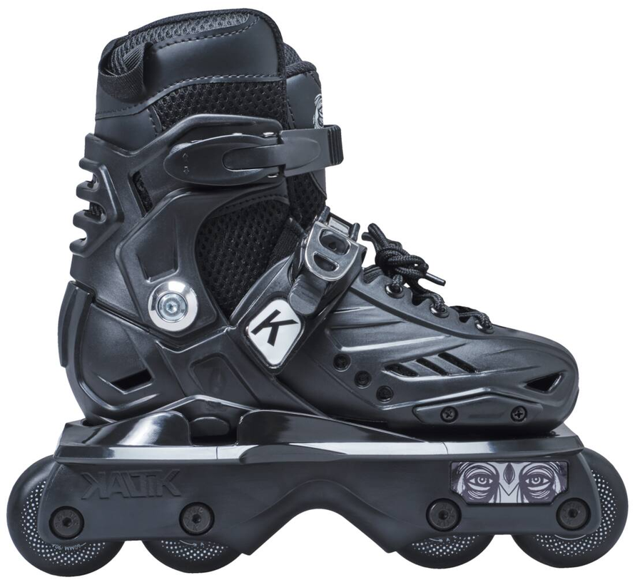 Kaltik K Skate JNR Aggressive Stunt Skates Ninja Schwarz