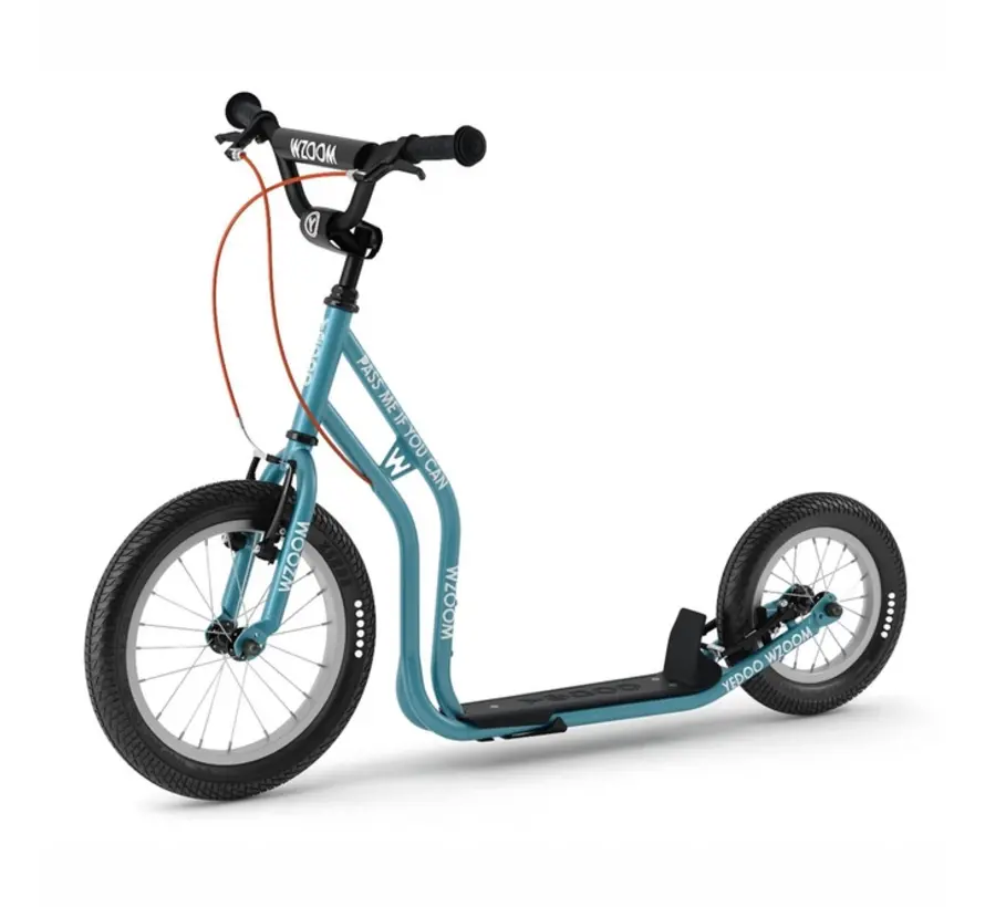 Yedoo Wzoom children's scooter with pneumatic tires Tealblue