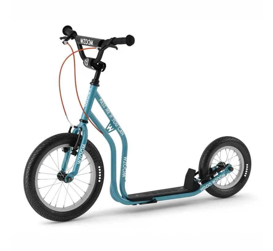 Yedoo Wzoom Kinderroller Tretroller mit Luftreifen Tealblue