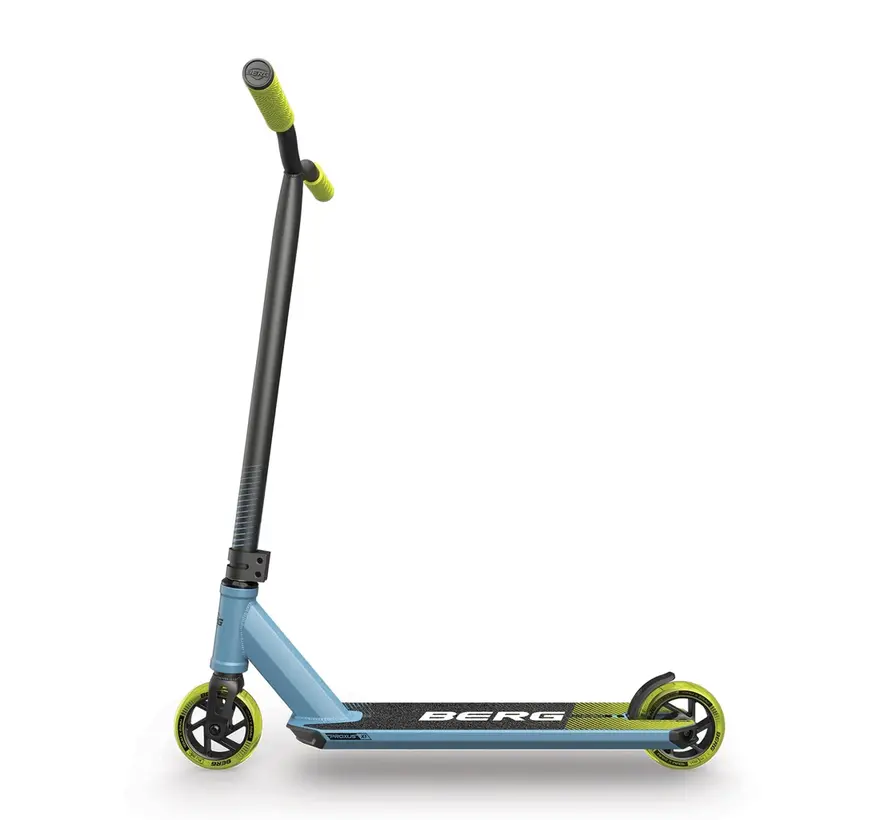 Berg Proxus X1 Trottinette Freestyle Bleu - Lime