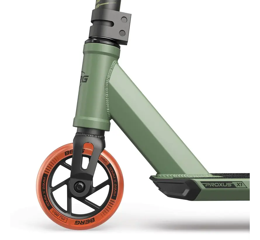 Berg Proxus X1 Stunt Scooter Grün - Orange