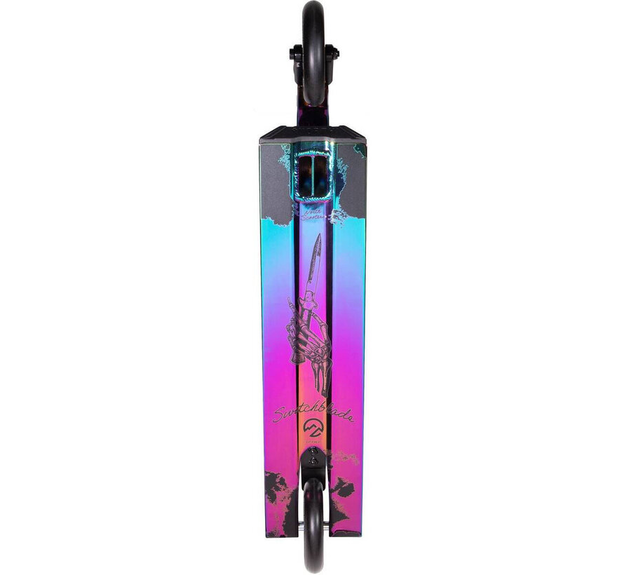 Patinete acrobático North Switchblade (Oilslick/Negro)