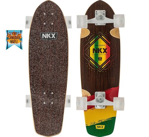 NKX  NKX Buzz Signature Surfskate Rasta 29"