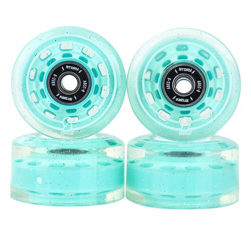 Story Story Quad Side by Side Rolschaatswielen Mint 58mm