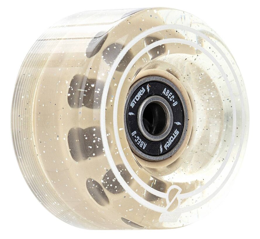 Roues de patins à roulettes Story Quad Side by Side Champagne 58mm