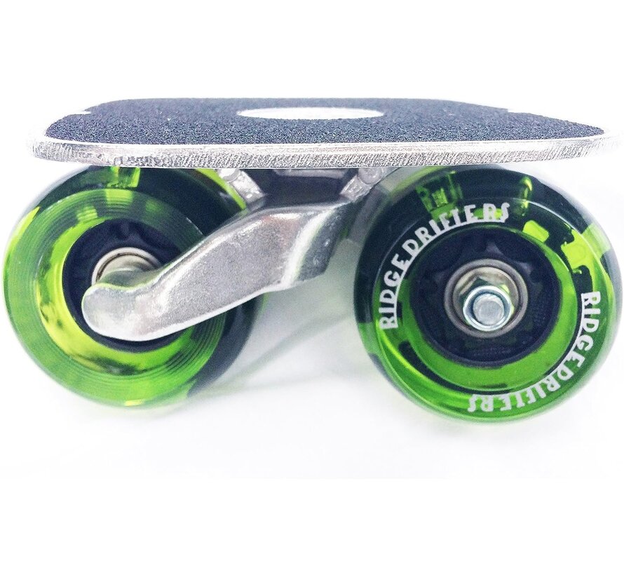 Ridge Freeline Driftskates met LED verlichting  Groen