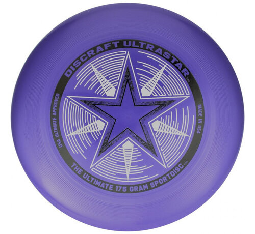 Discraft Discraft Frisbee Ultra estrella 175 Púrpura