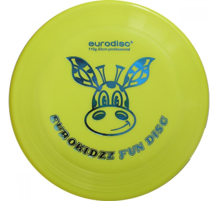 Eurodisc Frisbee Kidzz Girafe Jaune 110