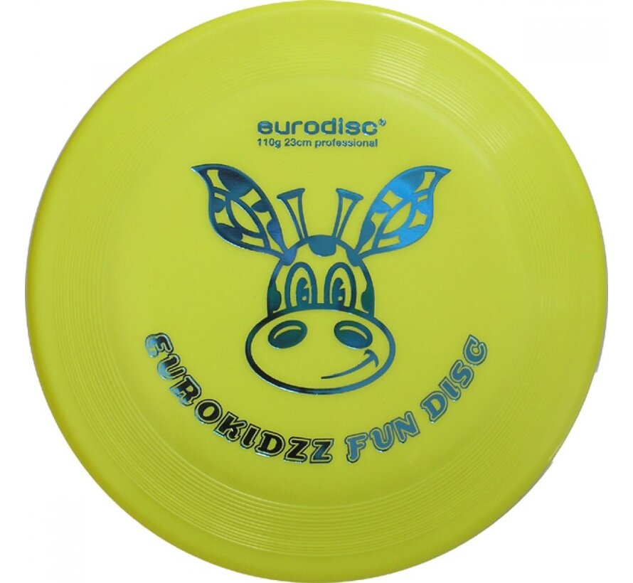 Eurodisc Frisbee Kidzz Giraffe Geel 110