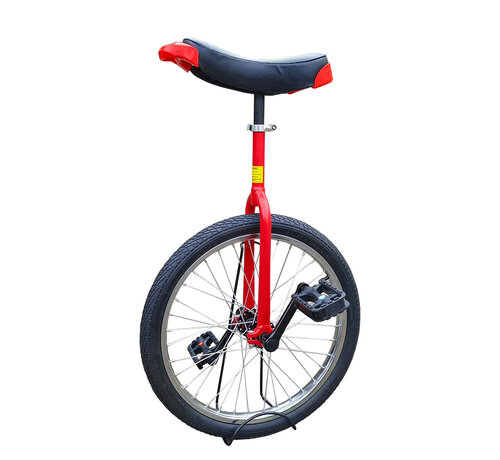 Funsport-Unlimited Monociclo Funsport de 20 pulgadas, rojo.