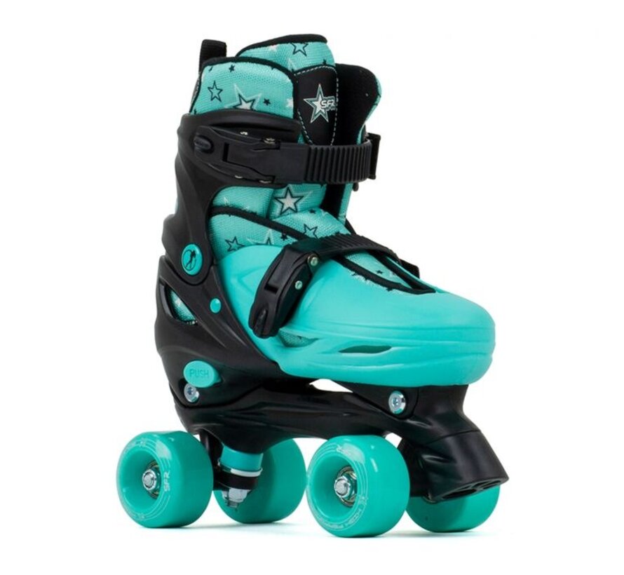 SFR Nebula verstellbare Quad-Skates grün