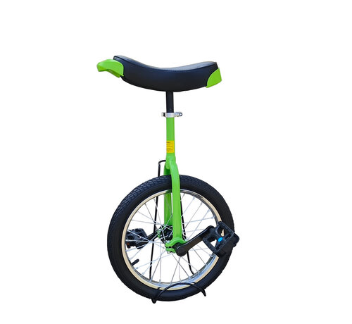 Funsport-Unlimited Monociclo Funsport de 16 pulgadas, color verde.