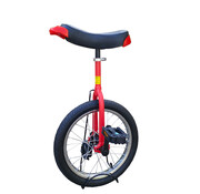 Funsport-Unlimited Monociclo Funsport de 16 pulgadas, rojo.