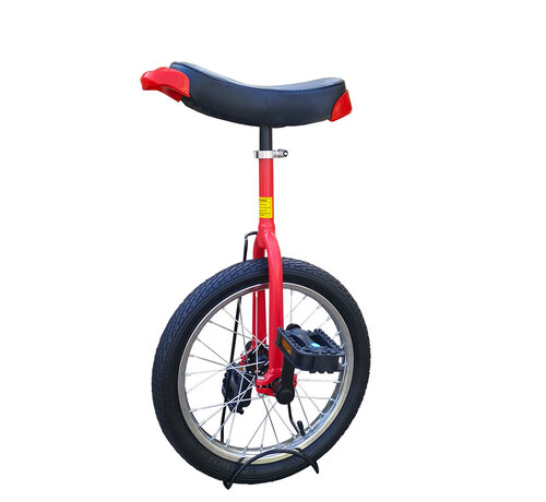 Funsport-Unlimited Monociclo Funsport de 16 pulgadas, rojo.