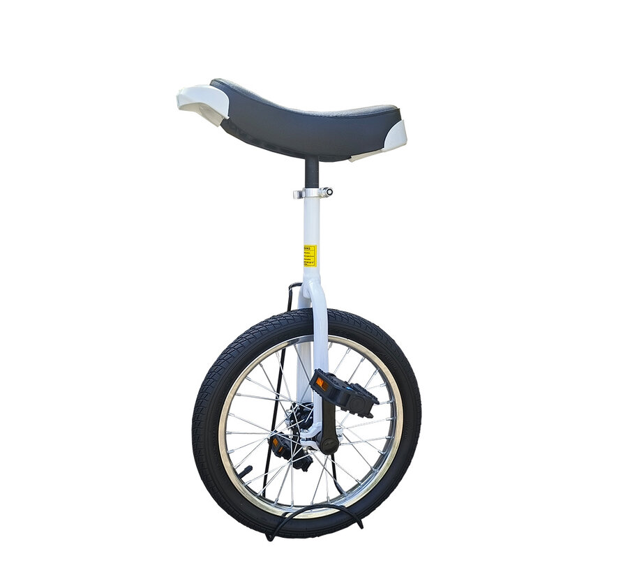 Funsport Unicycle 16 inch White