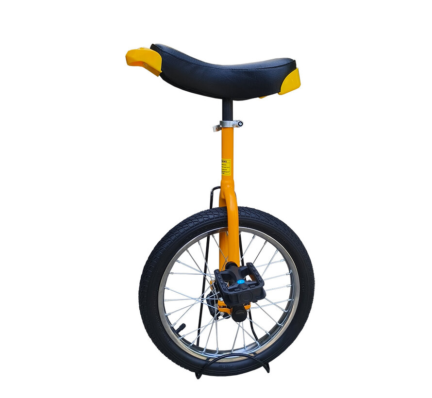 Monocycle Funsport jaune de 16 pouces