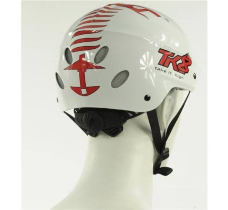 TK8 verstellbarer Helm Weiß