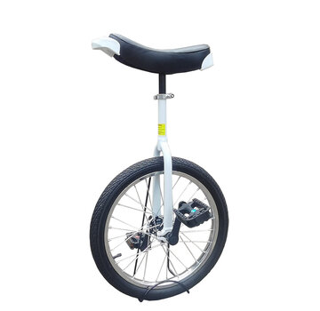 Funsport-Unlimited Monociclo Funsport de 18 pulgadas, blanco