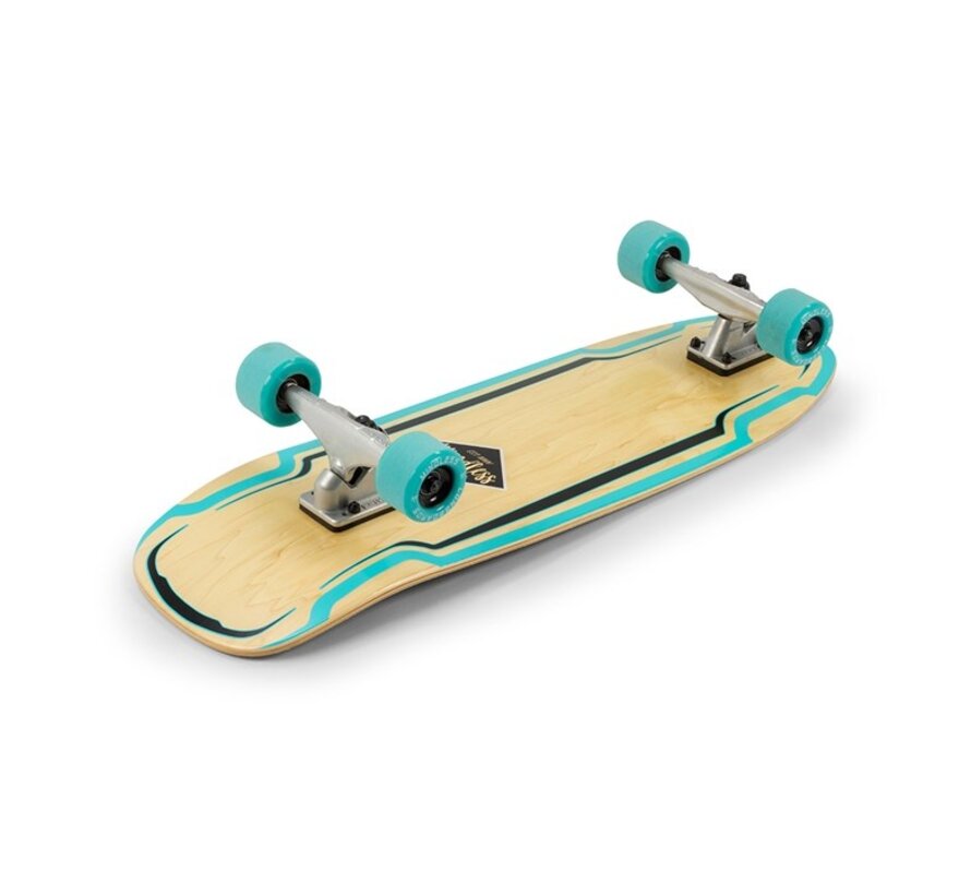 Tabla tallada Mindless Surf Skate Teal