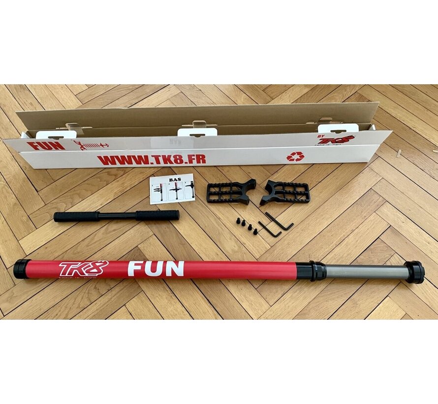 TK8 Fun bâton de saut Rouge