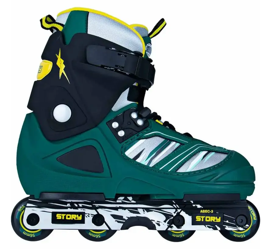 Story Aggressive Inline Skates Zielone