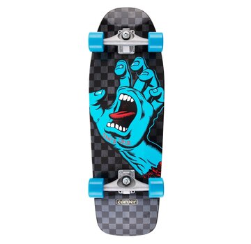 Santa Cruz Screaming Hand Check Surf Skate Car 9.8"