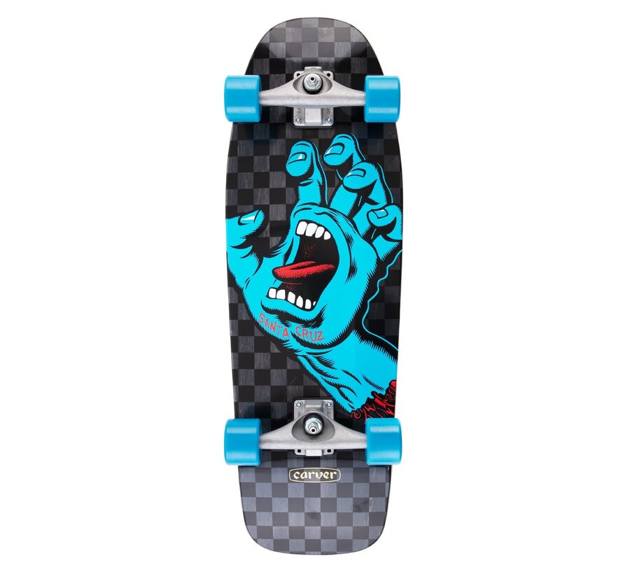 Screaming Hand Check Surf Skate Voiture 9,8"
