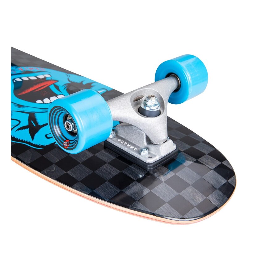 Screaming Hand Check Surf Skate Voiture 9,8"