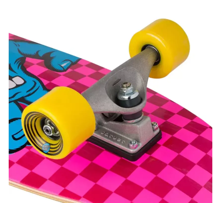 Screaming Hand Check Surf Skate Voiture 9,8"