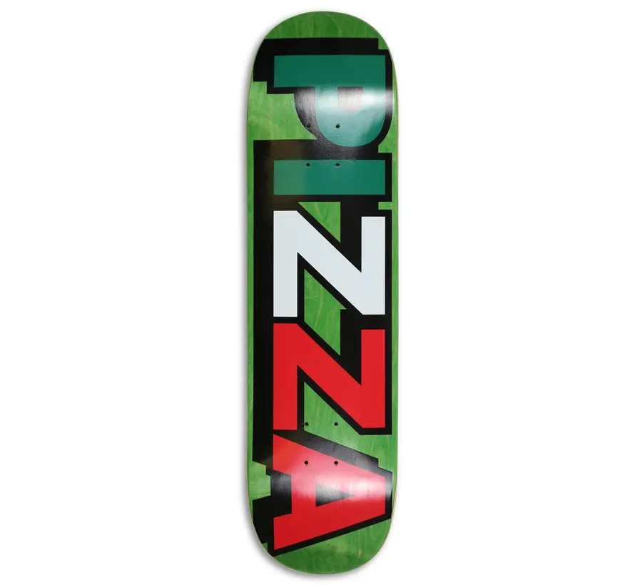 Pizza Skateboard Deck Tri-Logo