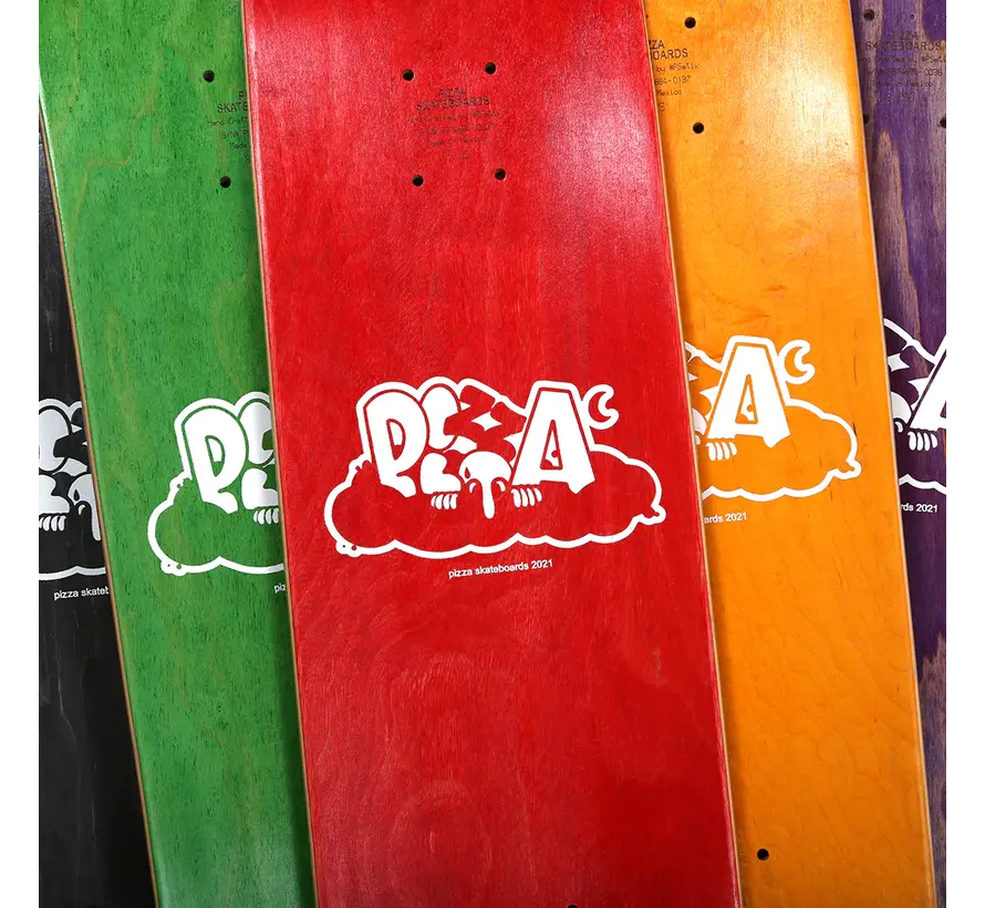 Pizza-Skateboard-Plattform-Tri-Logo