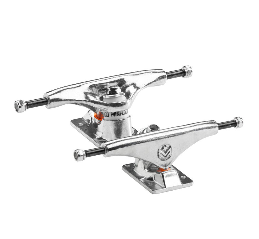 Mini-Logo Skateboard Truck polished set van 2 stks