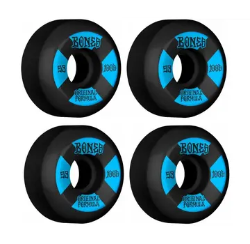 Bones Bones Wheels 100's Noir-Bleu V5 Sidecut 53mm