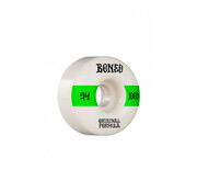 Bones Bones Wheels 100's White-Green V5 WIDE 54mm
