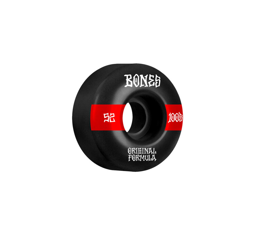 Cerchi Bones 100's Nero-Rosso V5 WIDE 52mm