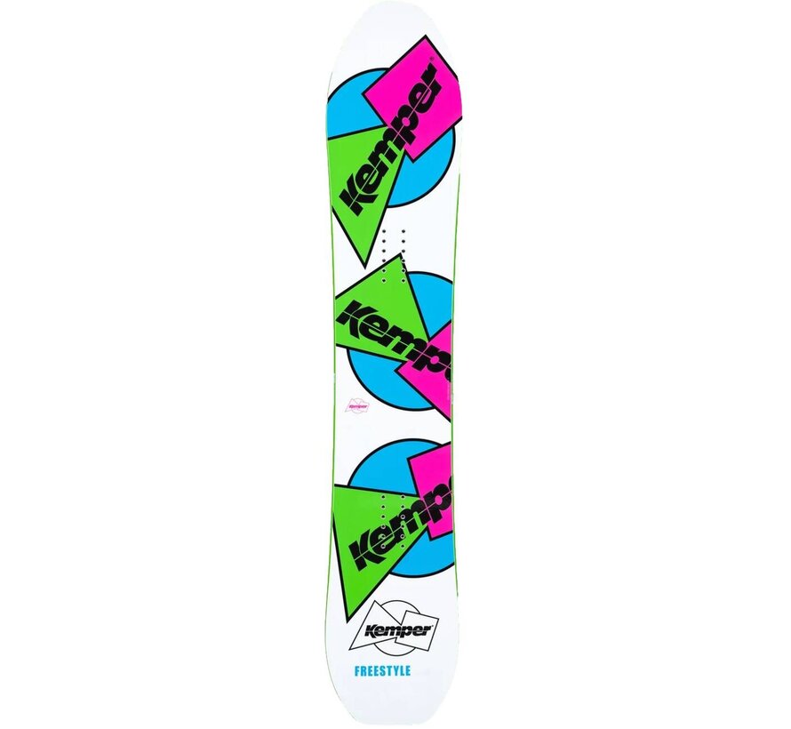Tabla de snowboard Kemper estilo libre 1989/90 (155 cm; 22/23)